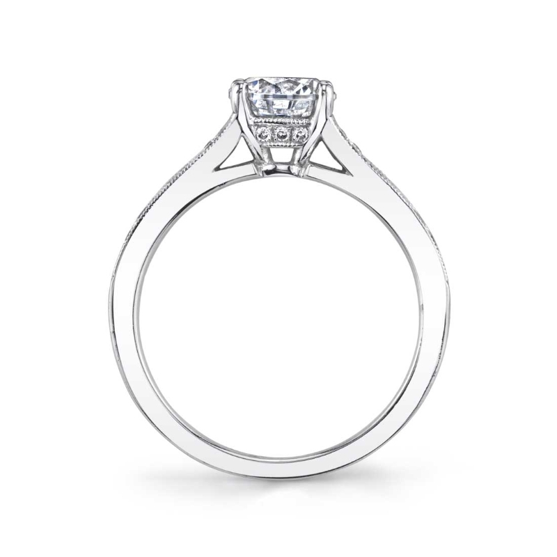Marquise Cut Vintage Inspired Engagement Ring - Chereen