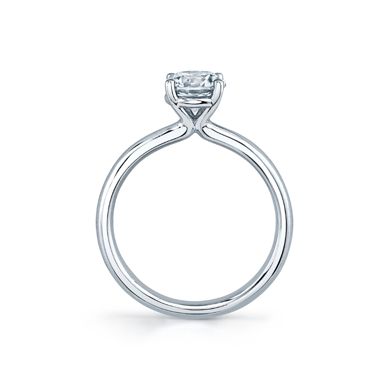 Round Cut Solitaire Engagement Ring - Hestia