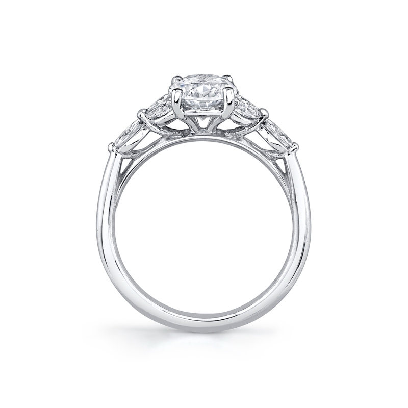 Oval Cut Multi Marquise Engagement Ring - Dawsyn