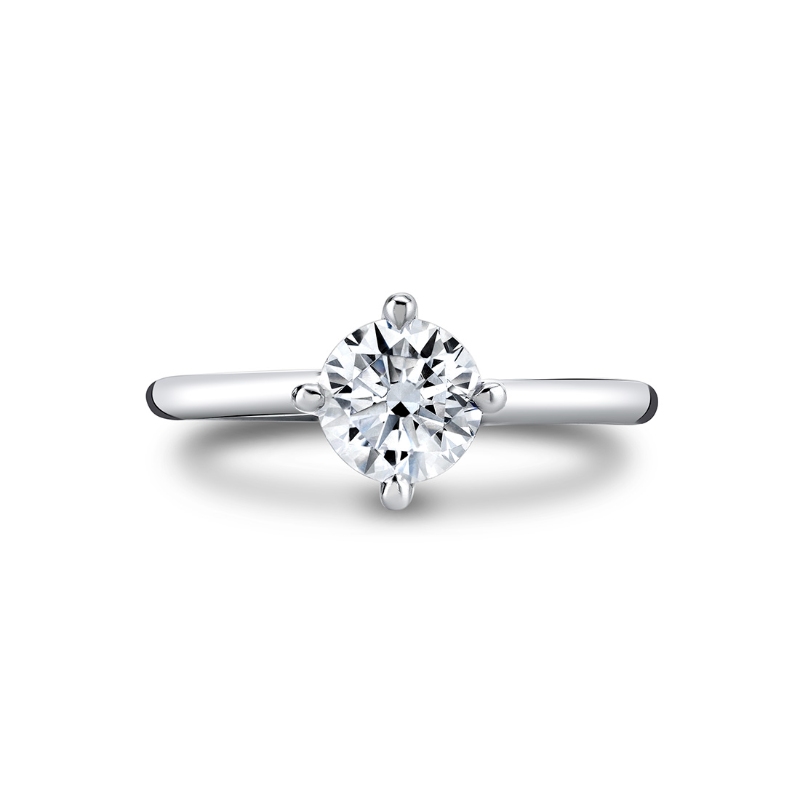 Tulira Compass Set Solitaire Vine Prong Engagement Ring - Wren
