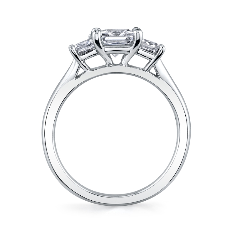 Three Stone Engagement Ring - Micheline