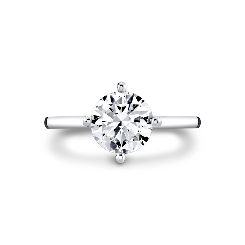 Iconelle Solitaire Compass Set Engagement Ring - Kate