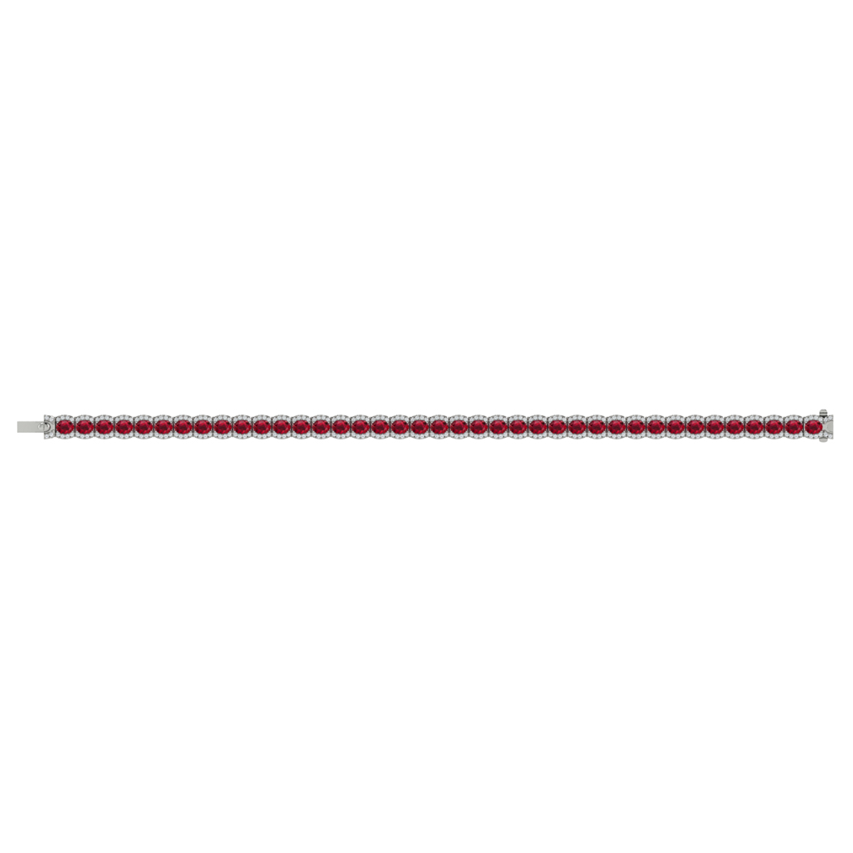 Diamond and Ruby Bracelet
