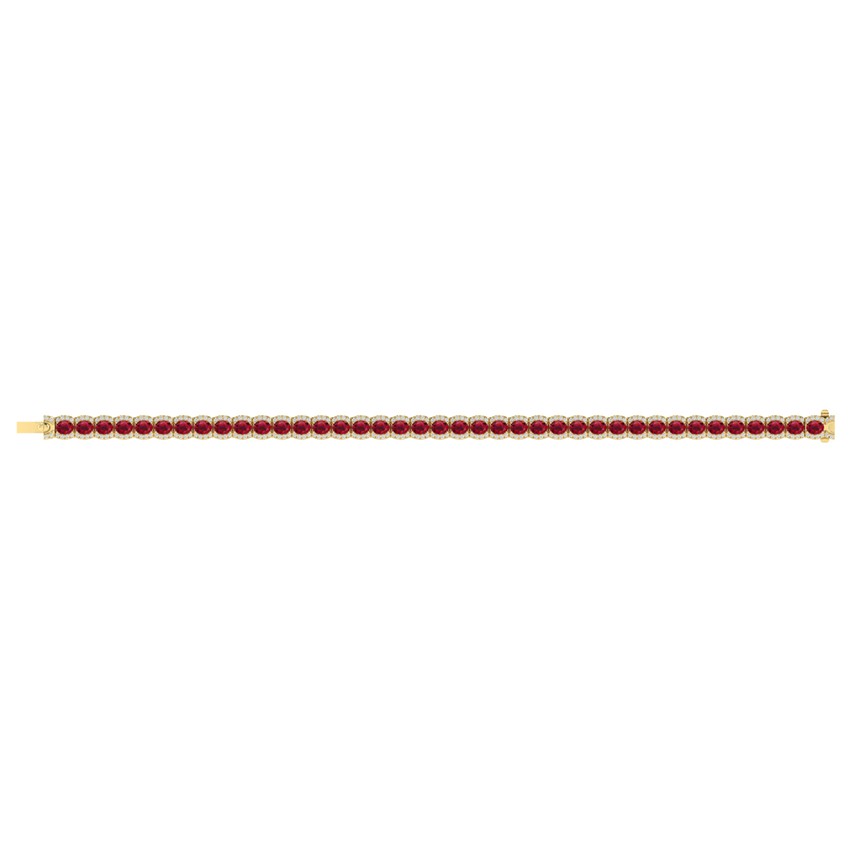 Diamond and Ruby Bracelet