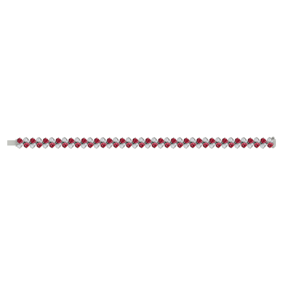 Diamond and Ruby Bracelet