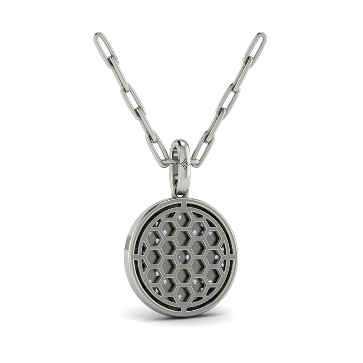 Star Diamonds and Diamond Pendant Necklace