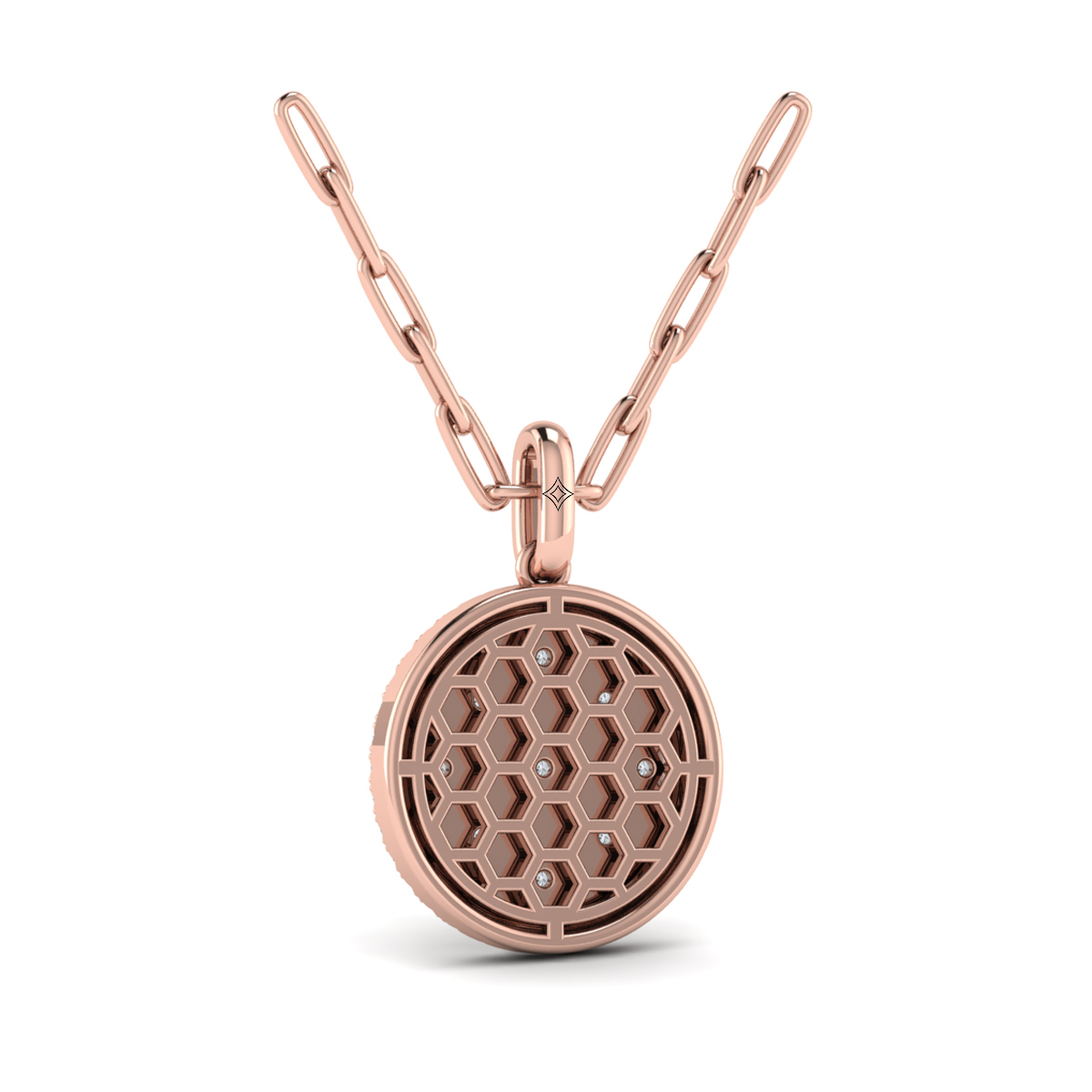 Star Diamonds and Diamond Pendant Necklace