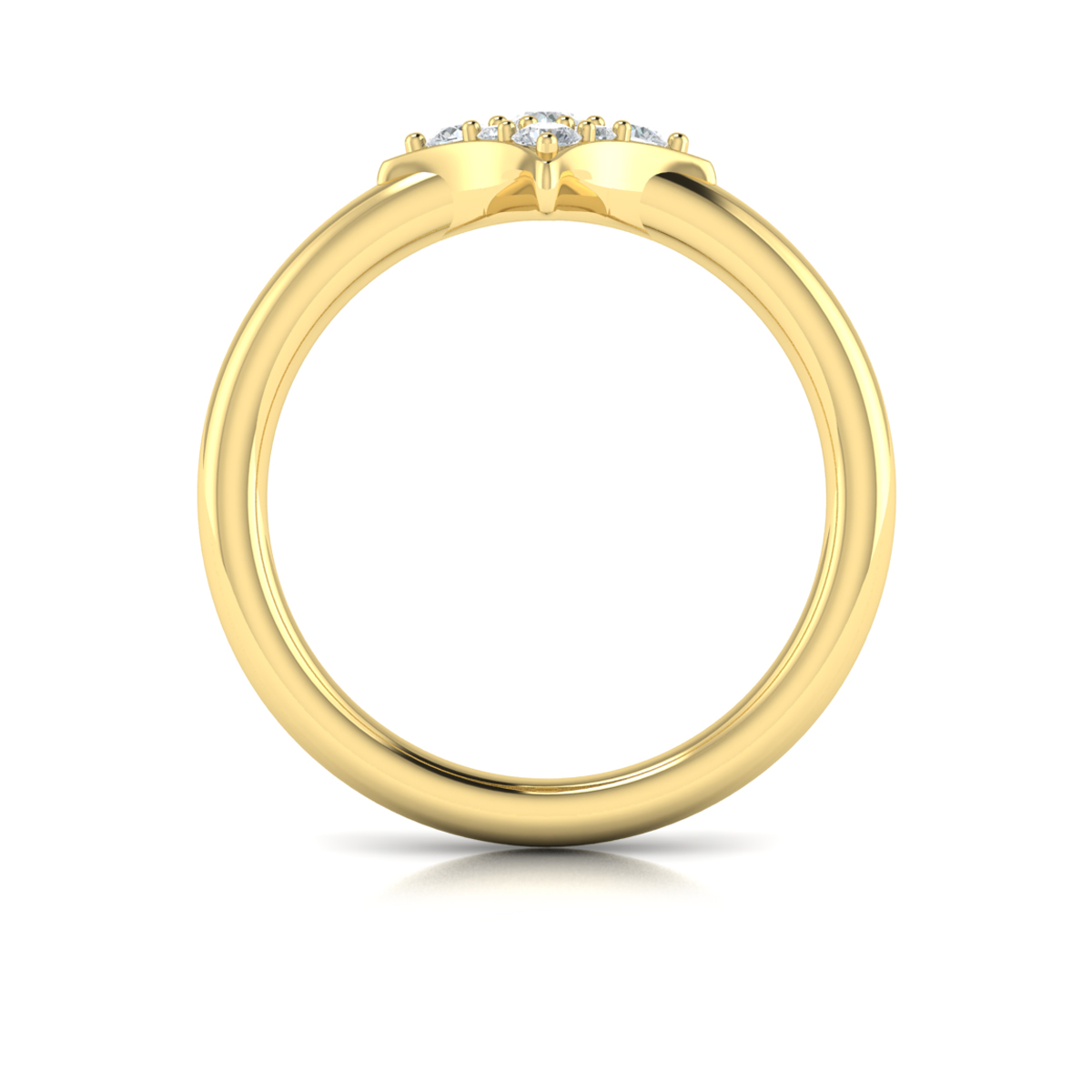Diamond Cluster Vlora Star Ring
