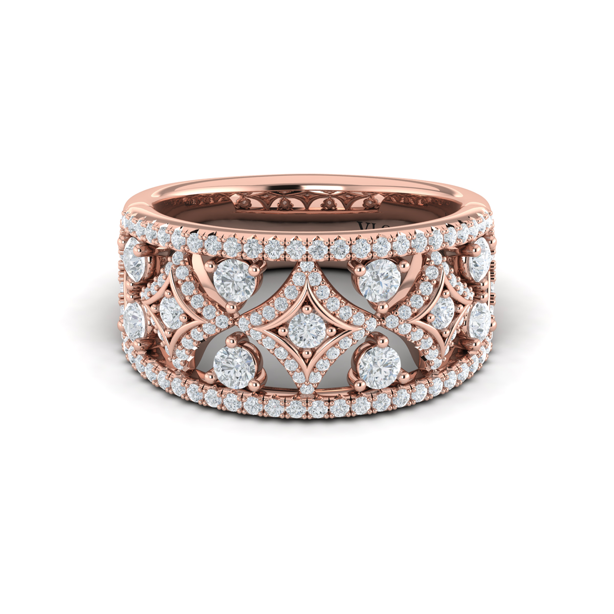 Diamond Open Vlora Star Ring