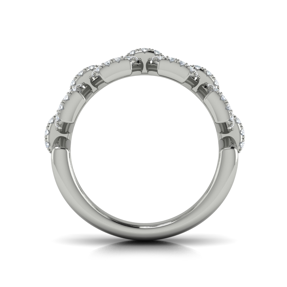 Diamond Link Ring