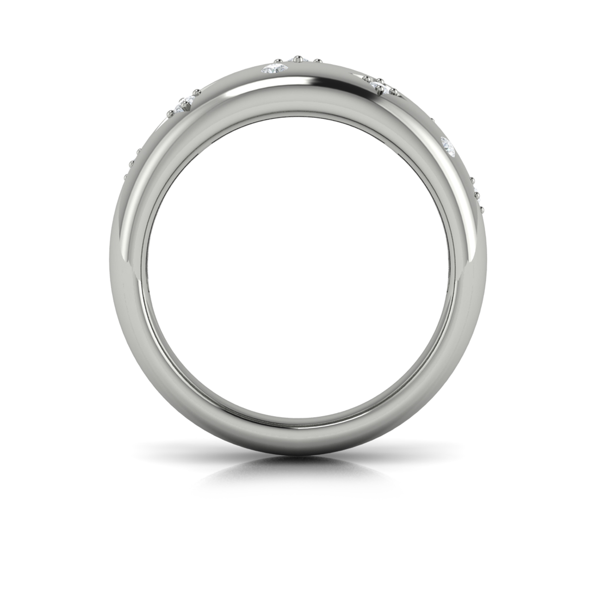 Diamond Vlora Star Dome Ring