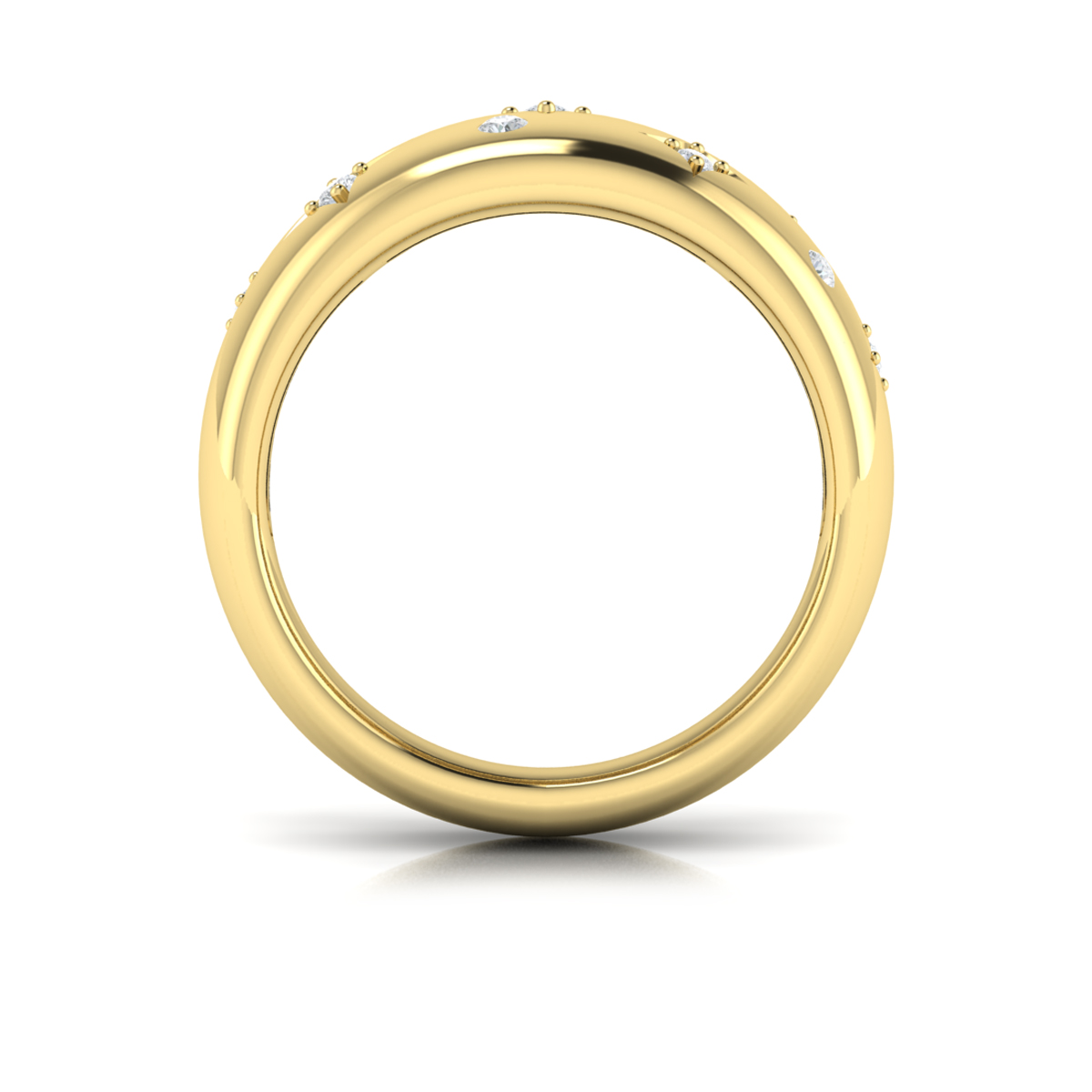 Diamond Vlora Star Dome Ring