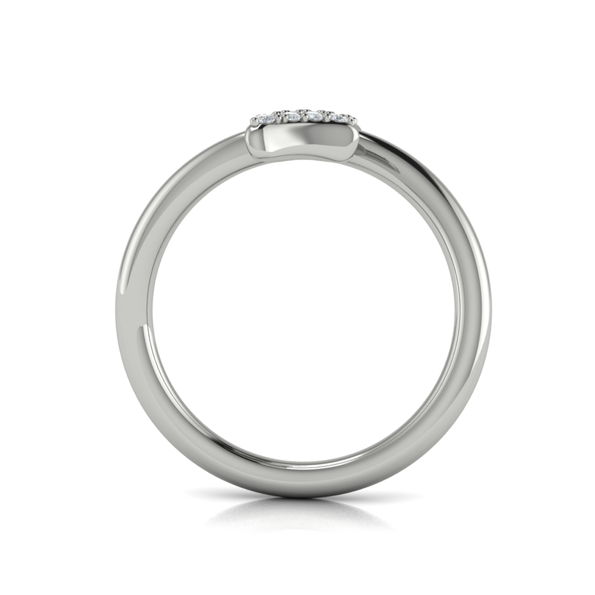 Diamond Trinity Wrap Ring