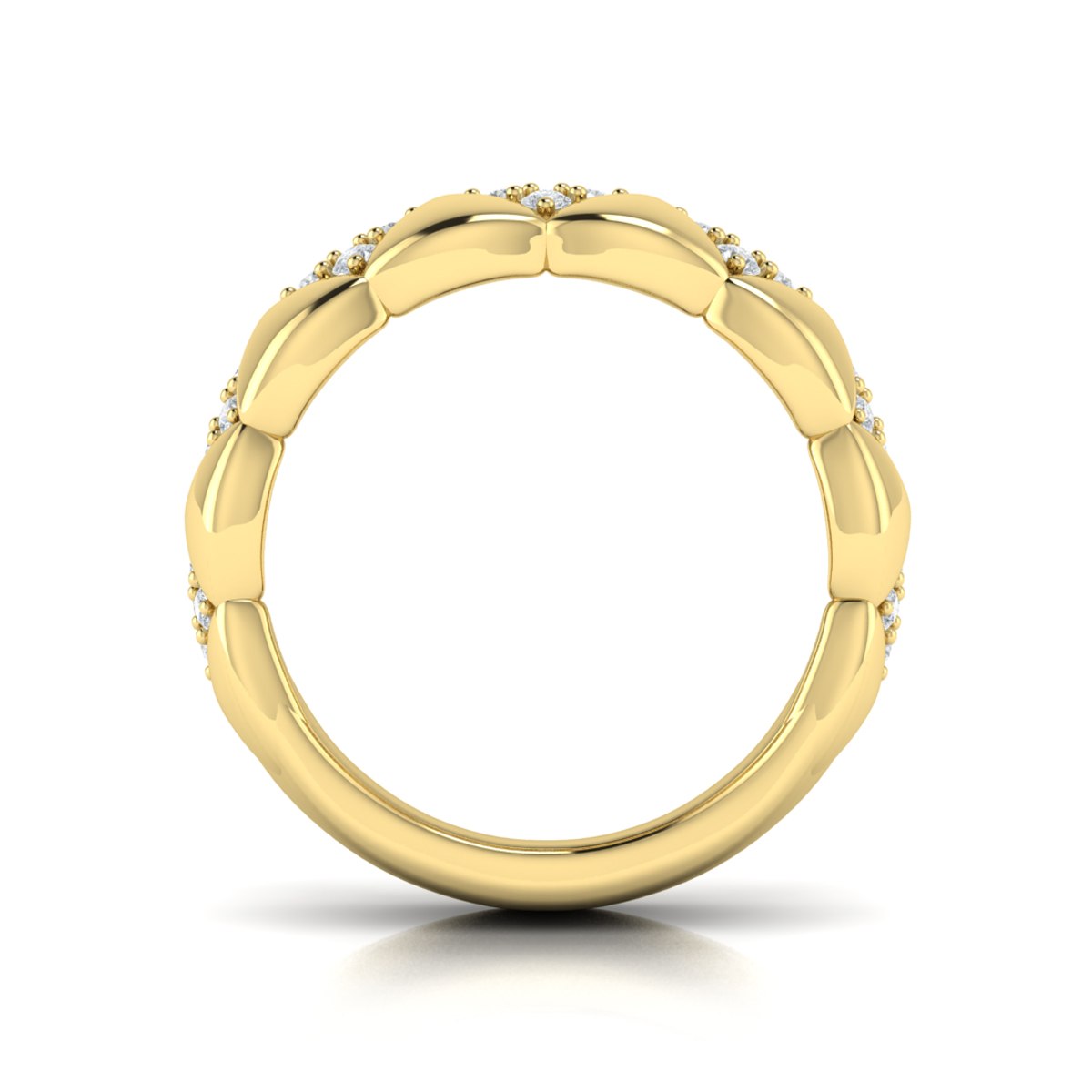 Diamond Tufted Vlora Star Ring