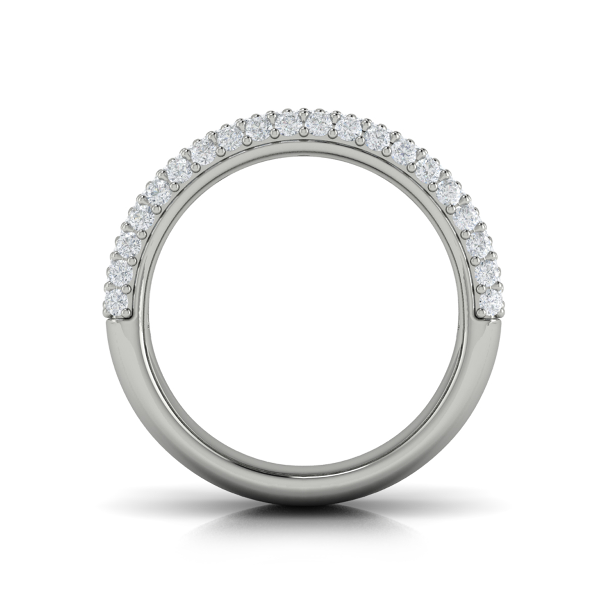 Diamond Multi-Row Statement Ring
