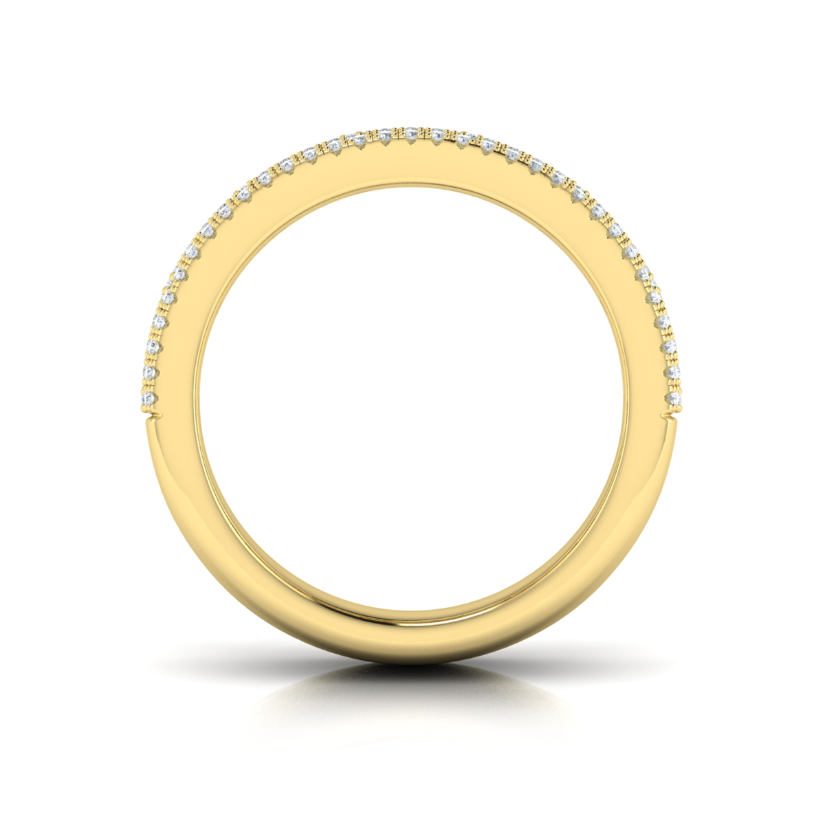 Diamond Baguette Double Row Ring