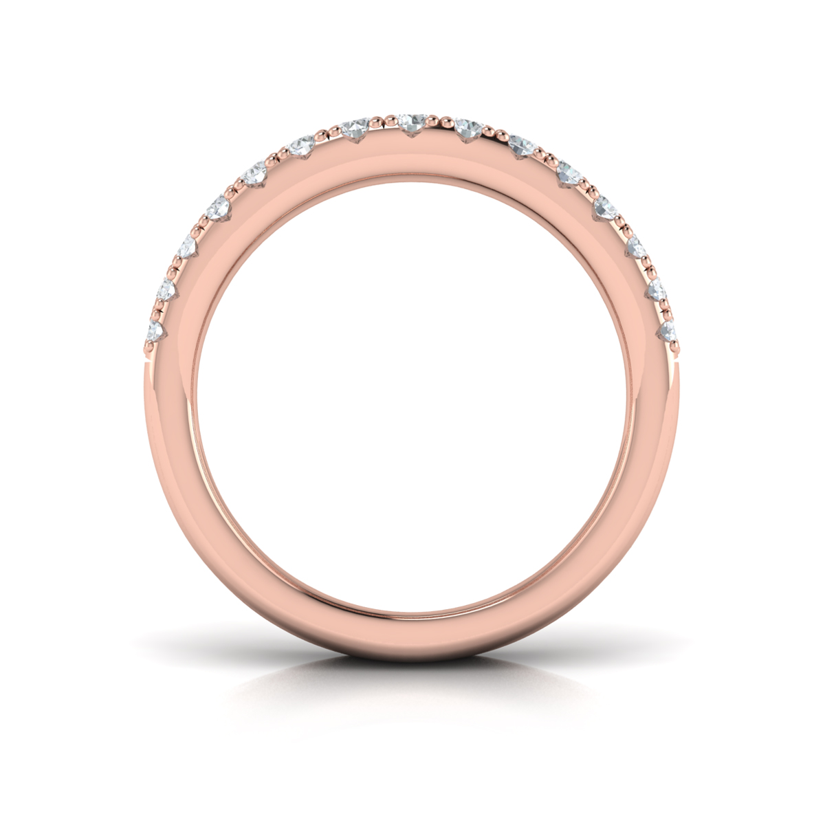Diamond Multi-Row Curved Statement Ring