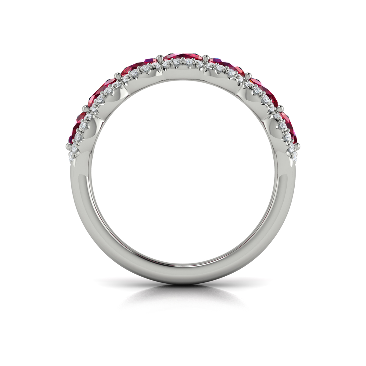 Diamond and Ruby Statement Ring