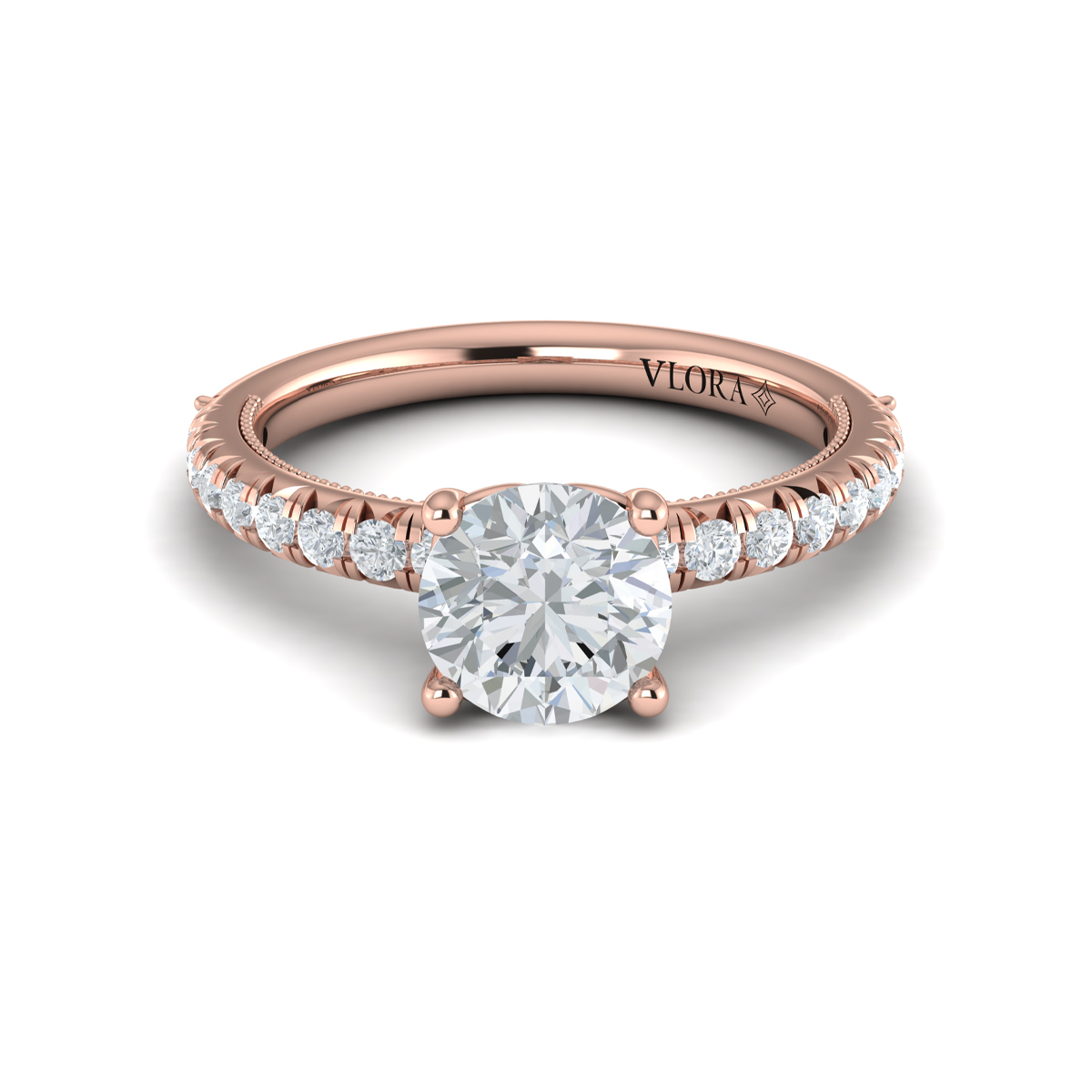 Vlora Classic, Modern Vintage Engagement Ring