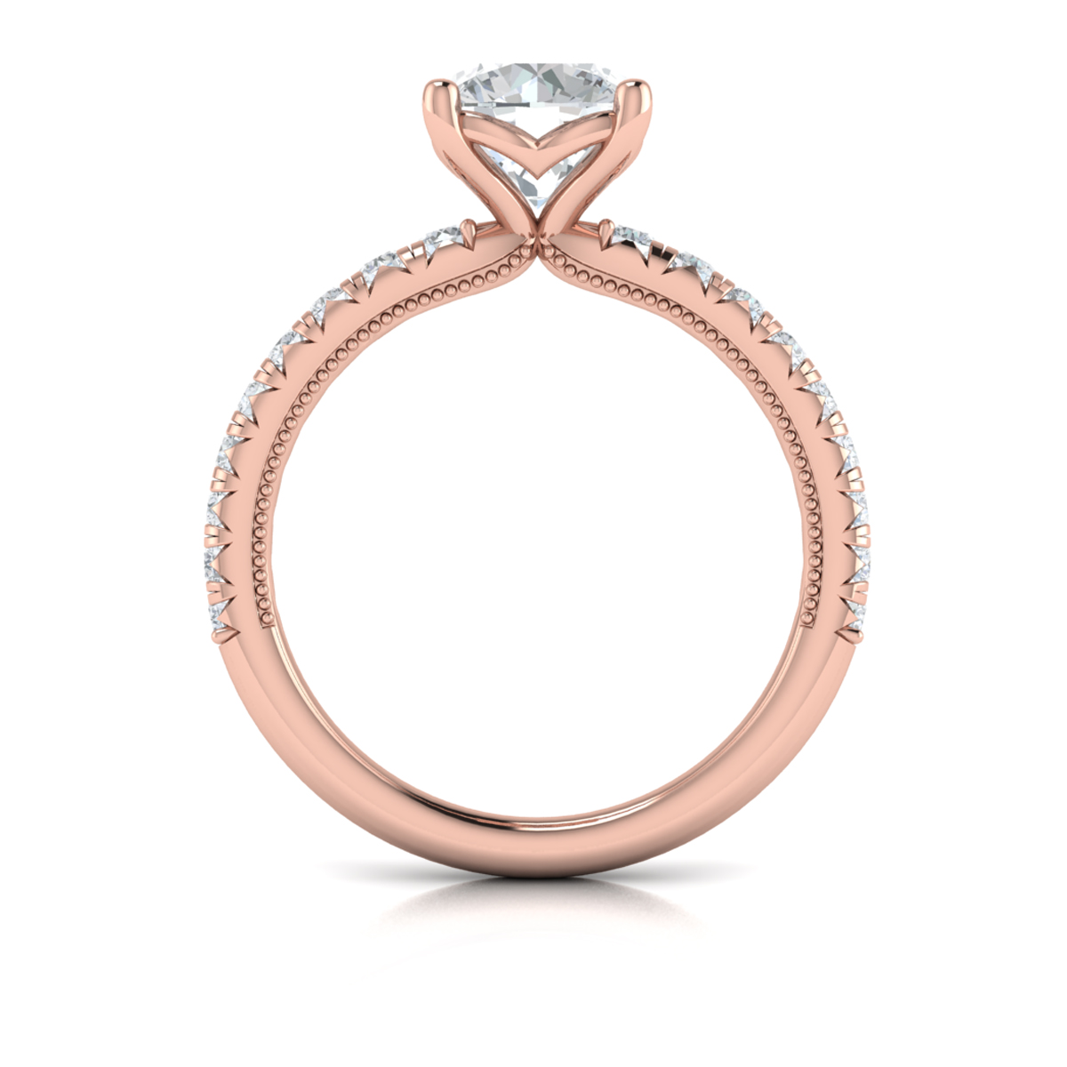 Vlora Classic, Modern Vintage Engagement Ring