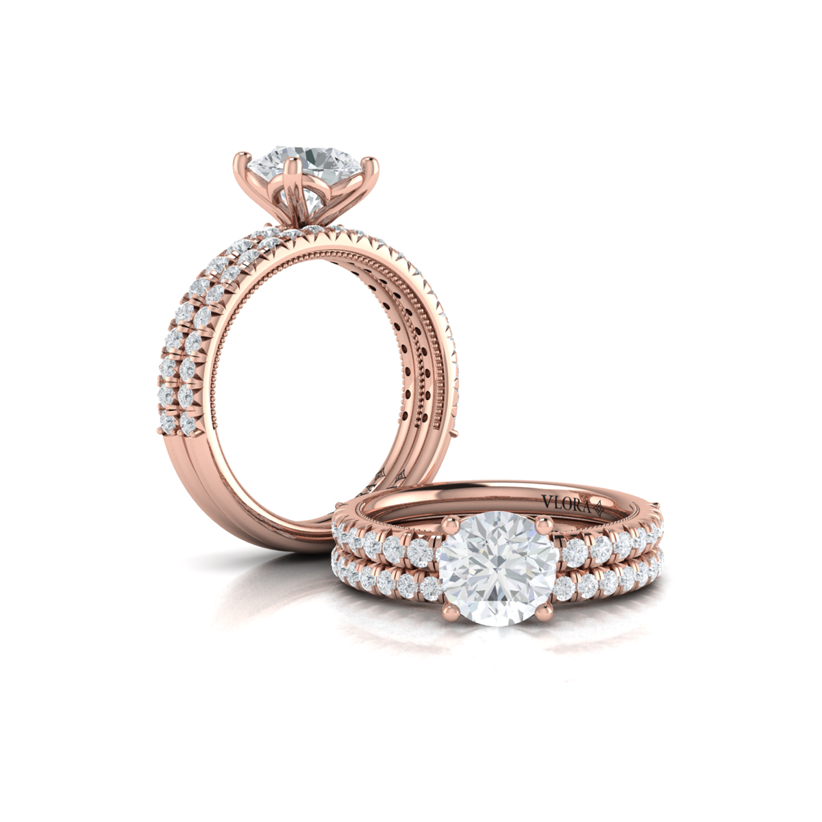 Vlora Classic, Modern Vintage Engagement Ring