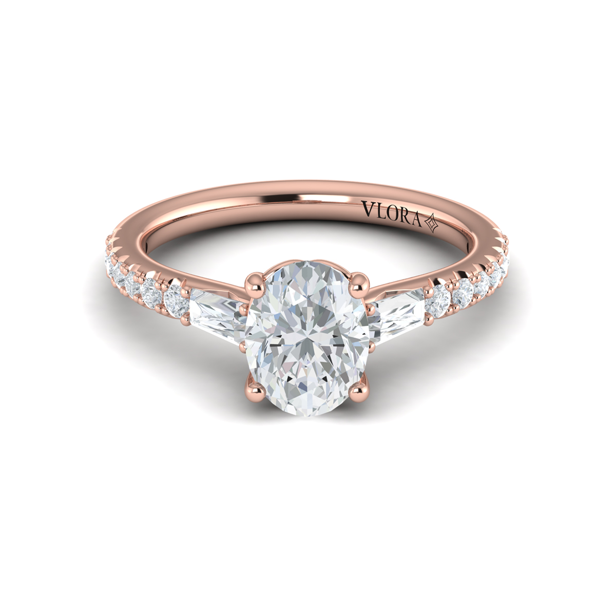 Vlora Classic, Three Stone Engagement Ring