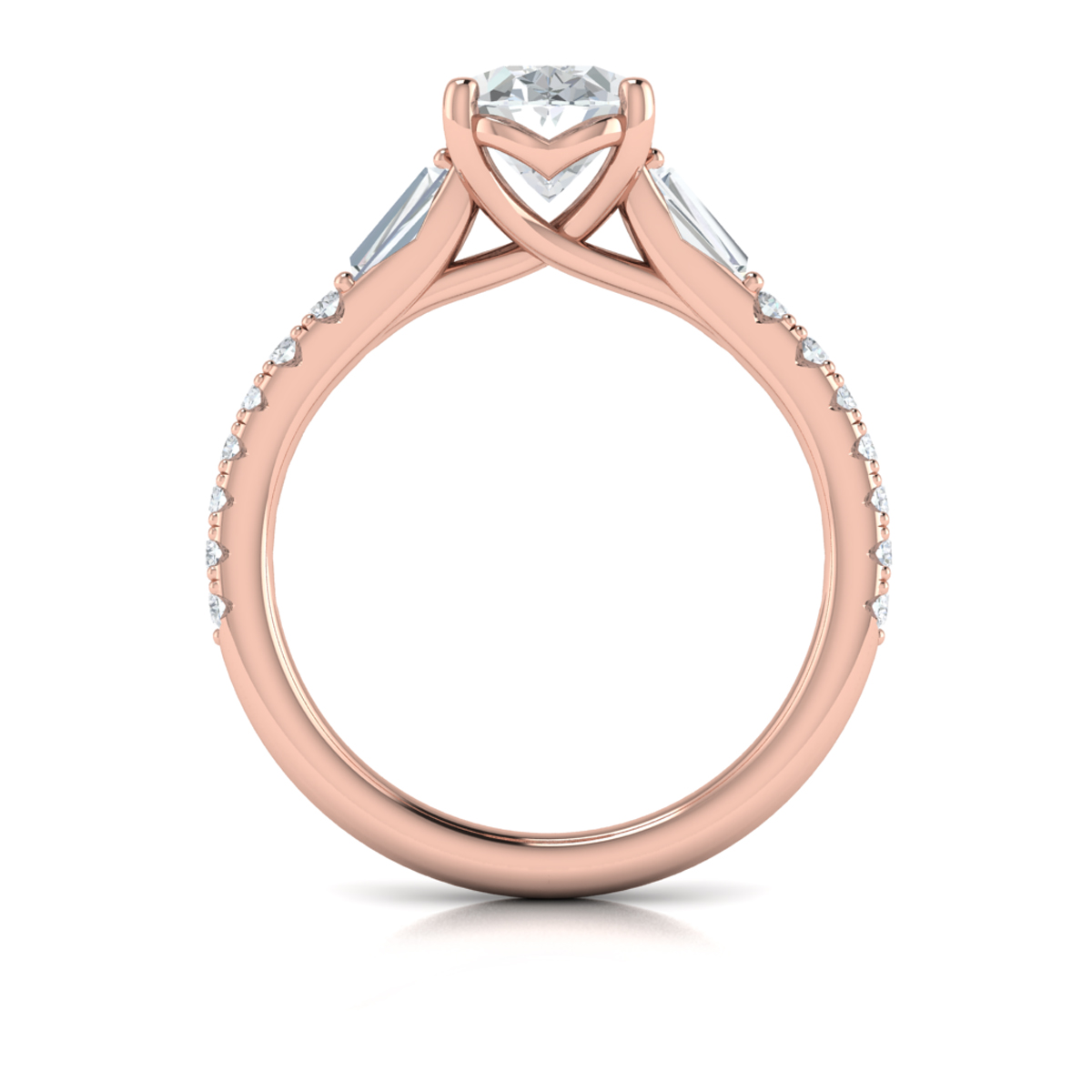 Vlora Classic, Three Stone Engagement Ring