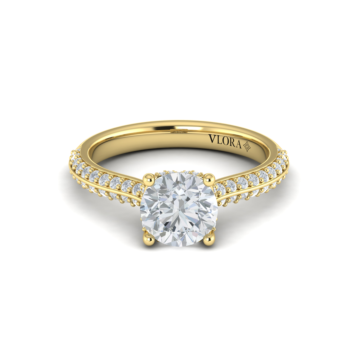 Harmony Hidden Halo Engagement Ring