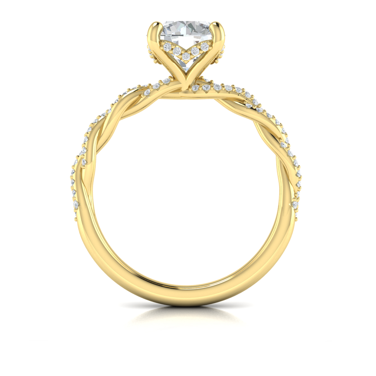 Entwined Engagement Ring