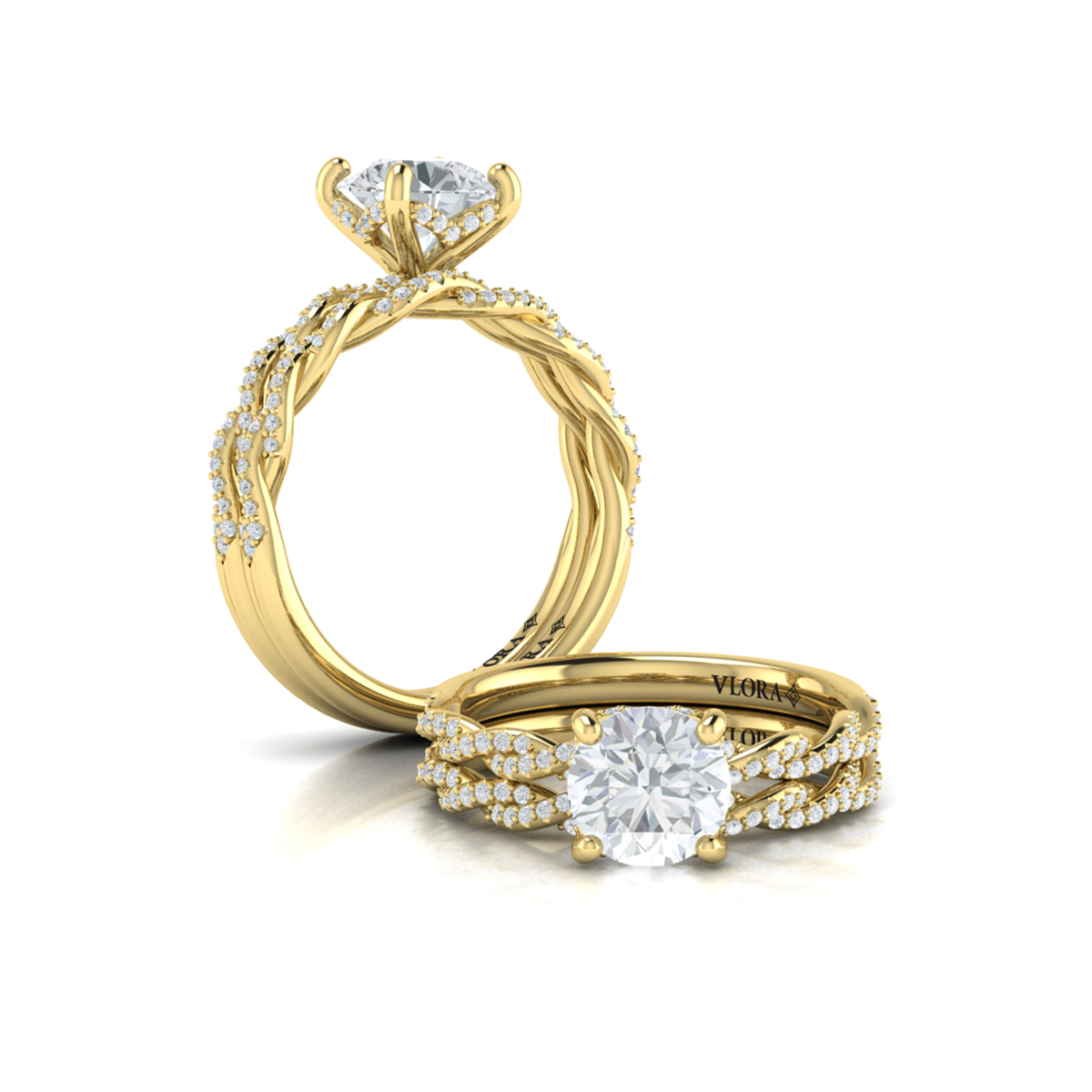 Entwined Engagement Ring