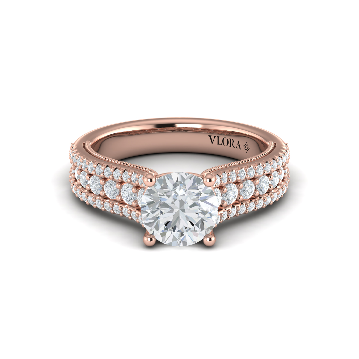Vlora Classic, Modern Vintage Engagement Ring