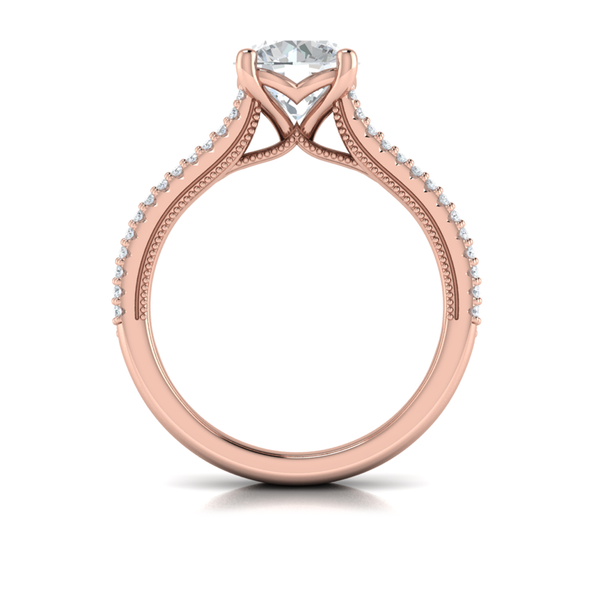 Vlora Classic, Modern Vintage Engagement Ring