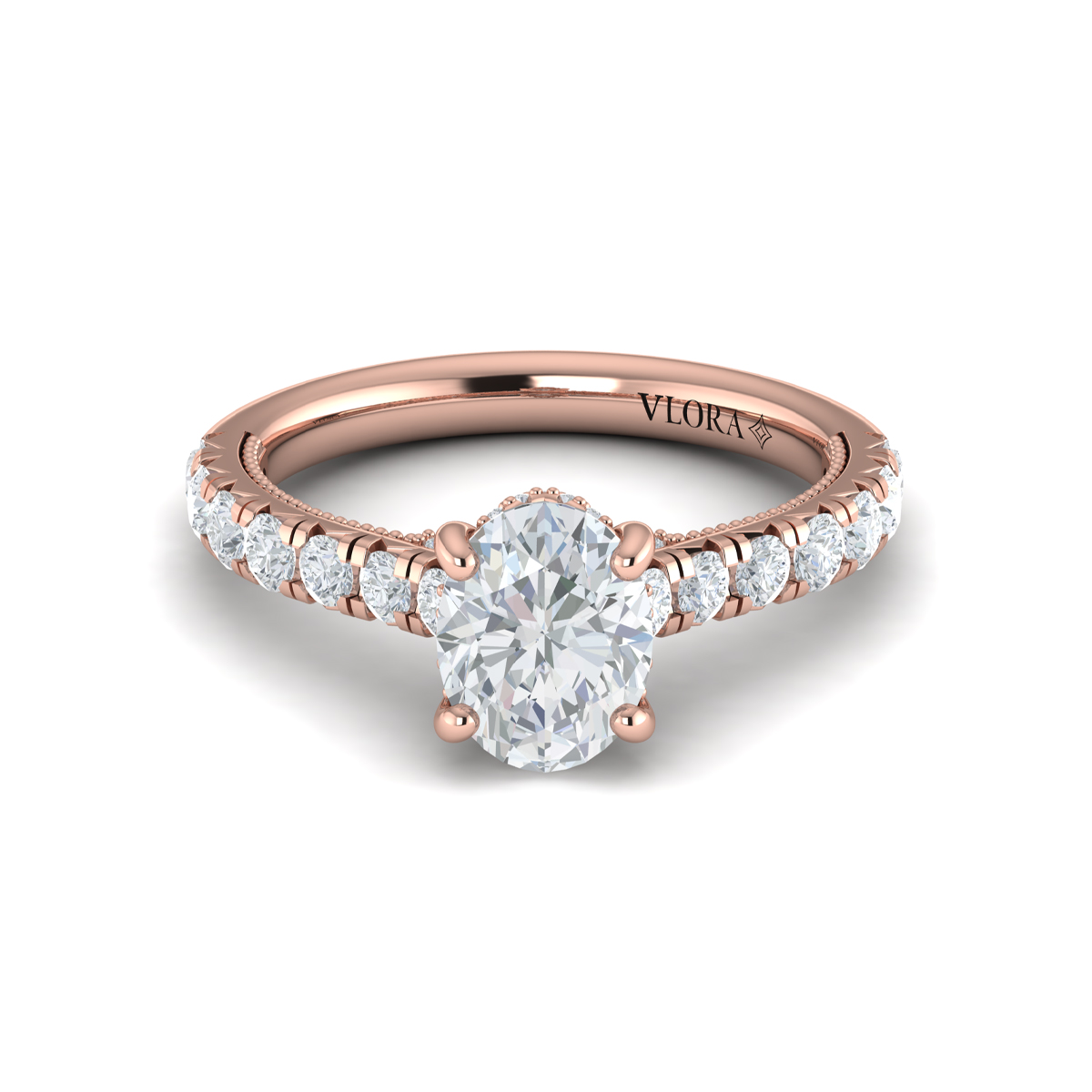 Vlora Classic, Modern Vintage Engagement Ring