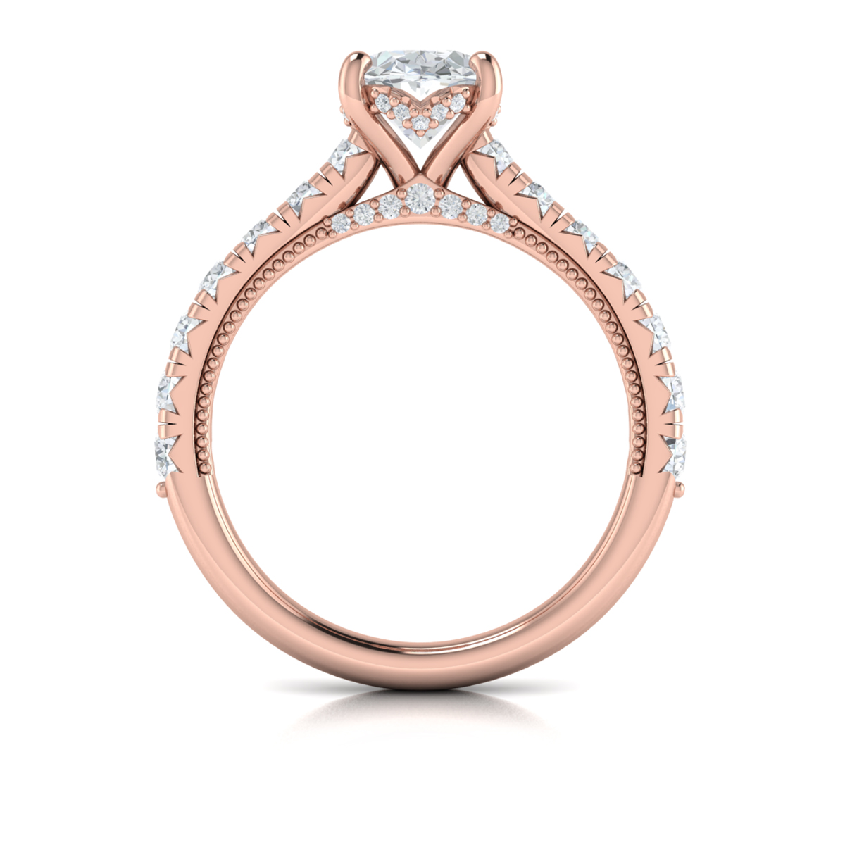 Vlora Classic, Modern Vintage Engagement Ring