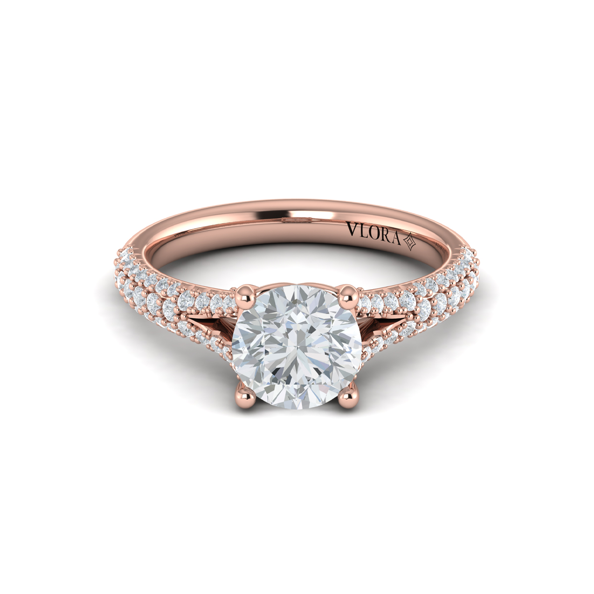 Vlora Classic, Split Shank Engagement Ring