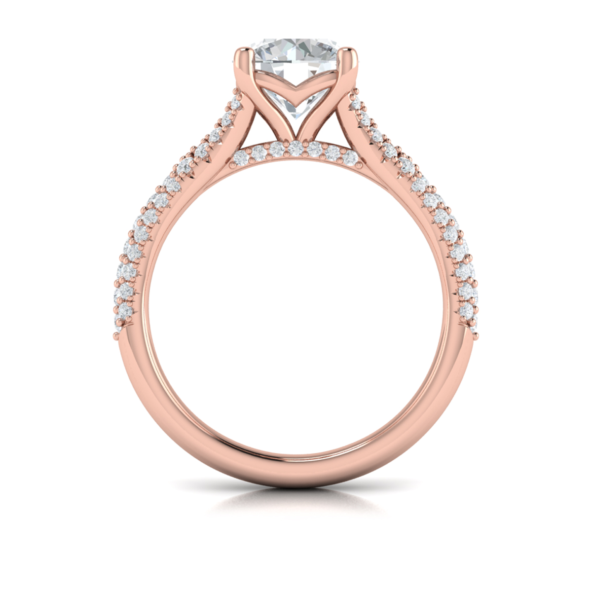 Vlora Classic, Split Shank Engagement Ring