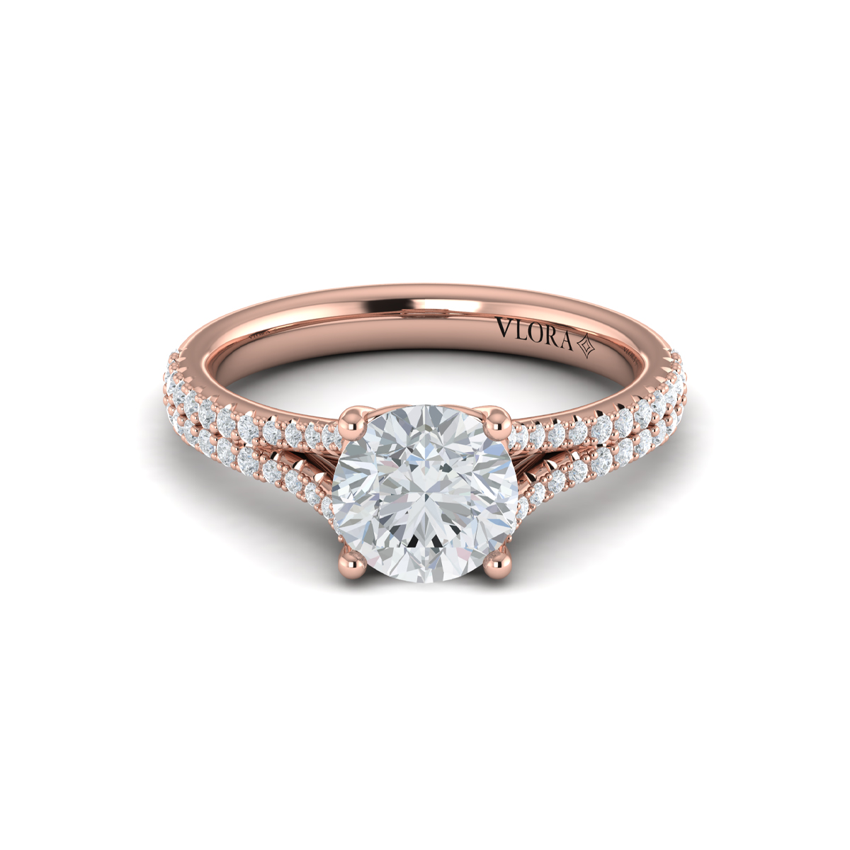 Vlora Classic, Split Shank Engagement Ring