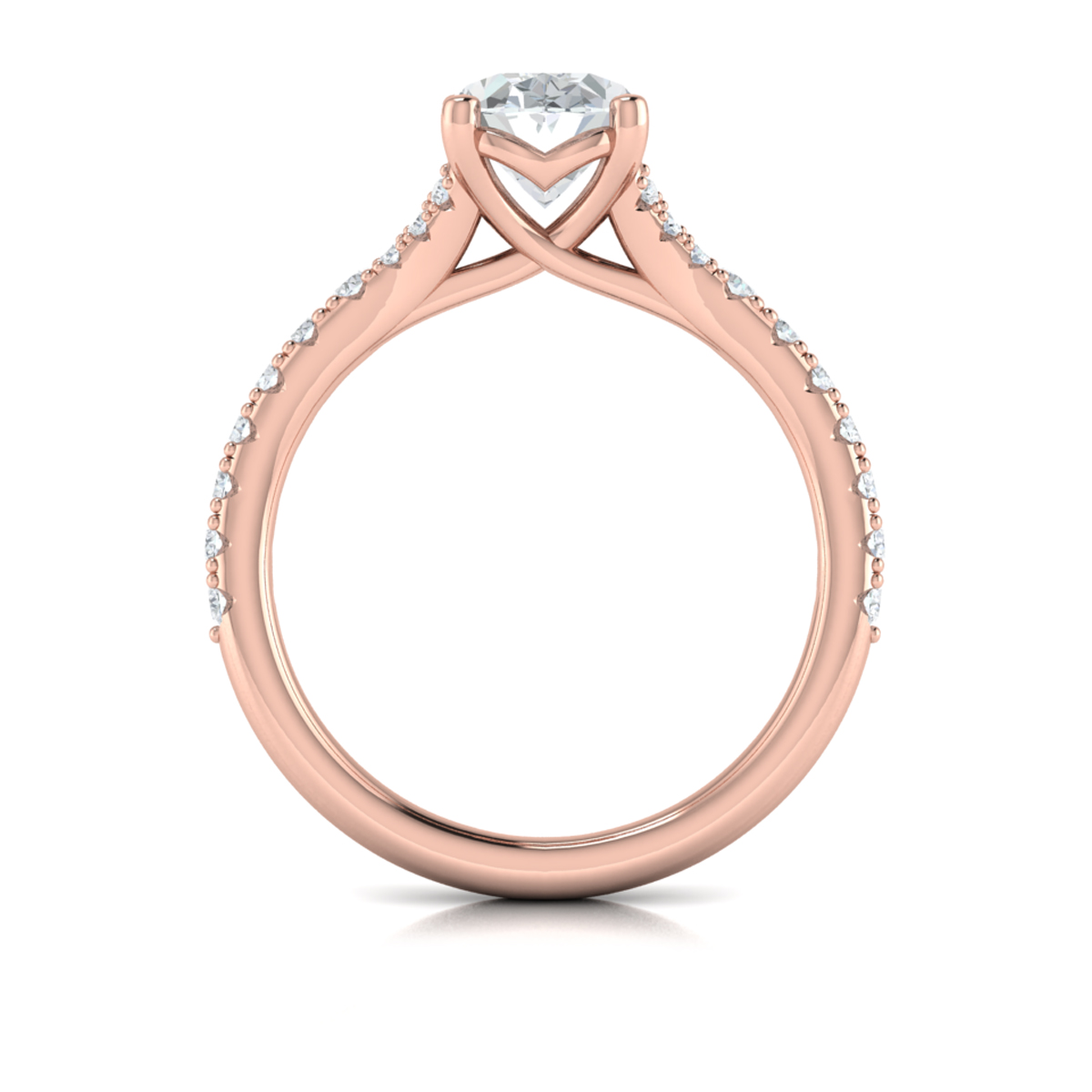 Vlora Classic, Split Shank Engagement Ring