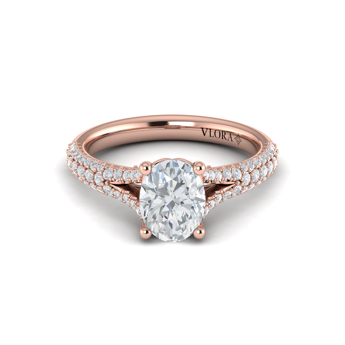 Vlora Classic, Split Shank Engagement Ring