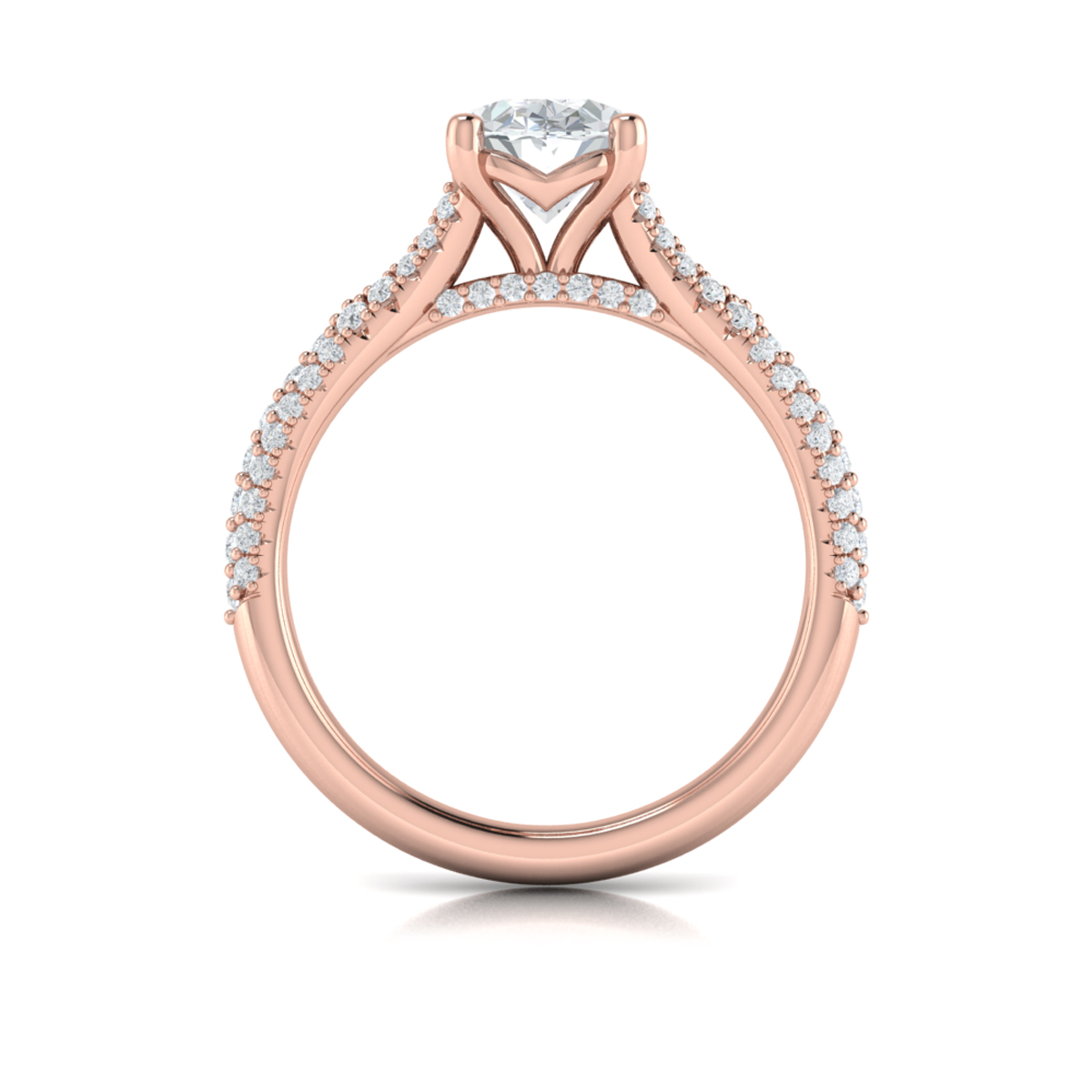 Vlora Classic, Split Shank Engagement Ring