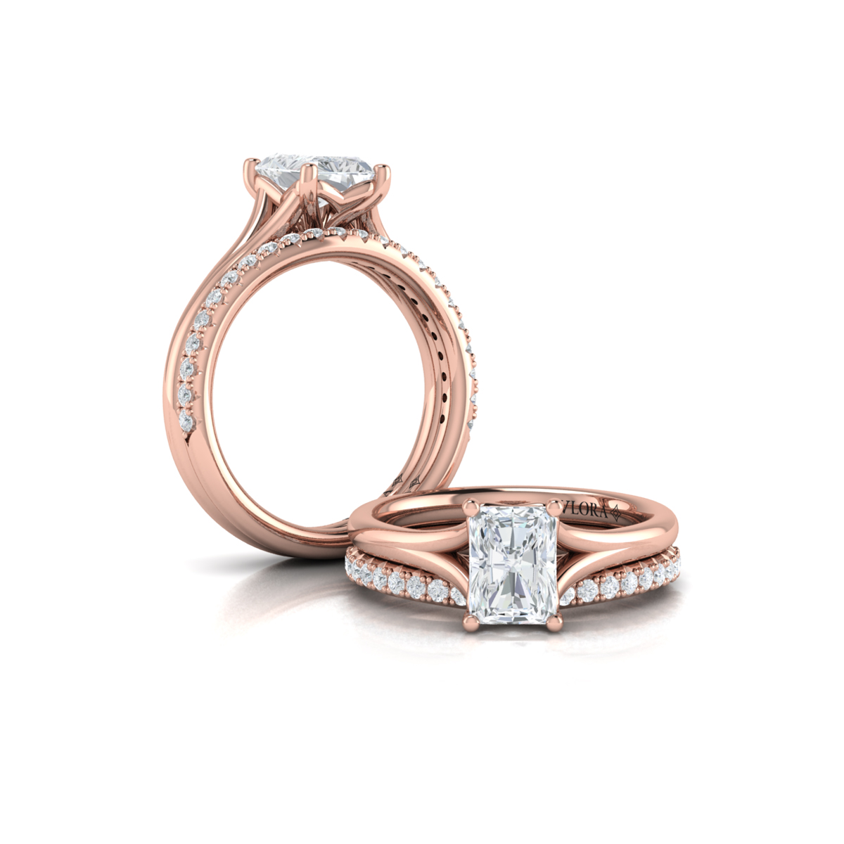Vlora Classic, Split Shank Engagement Ring
