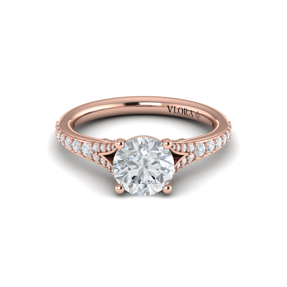 Vlora Classic, Split Shank Engagement Ring