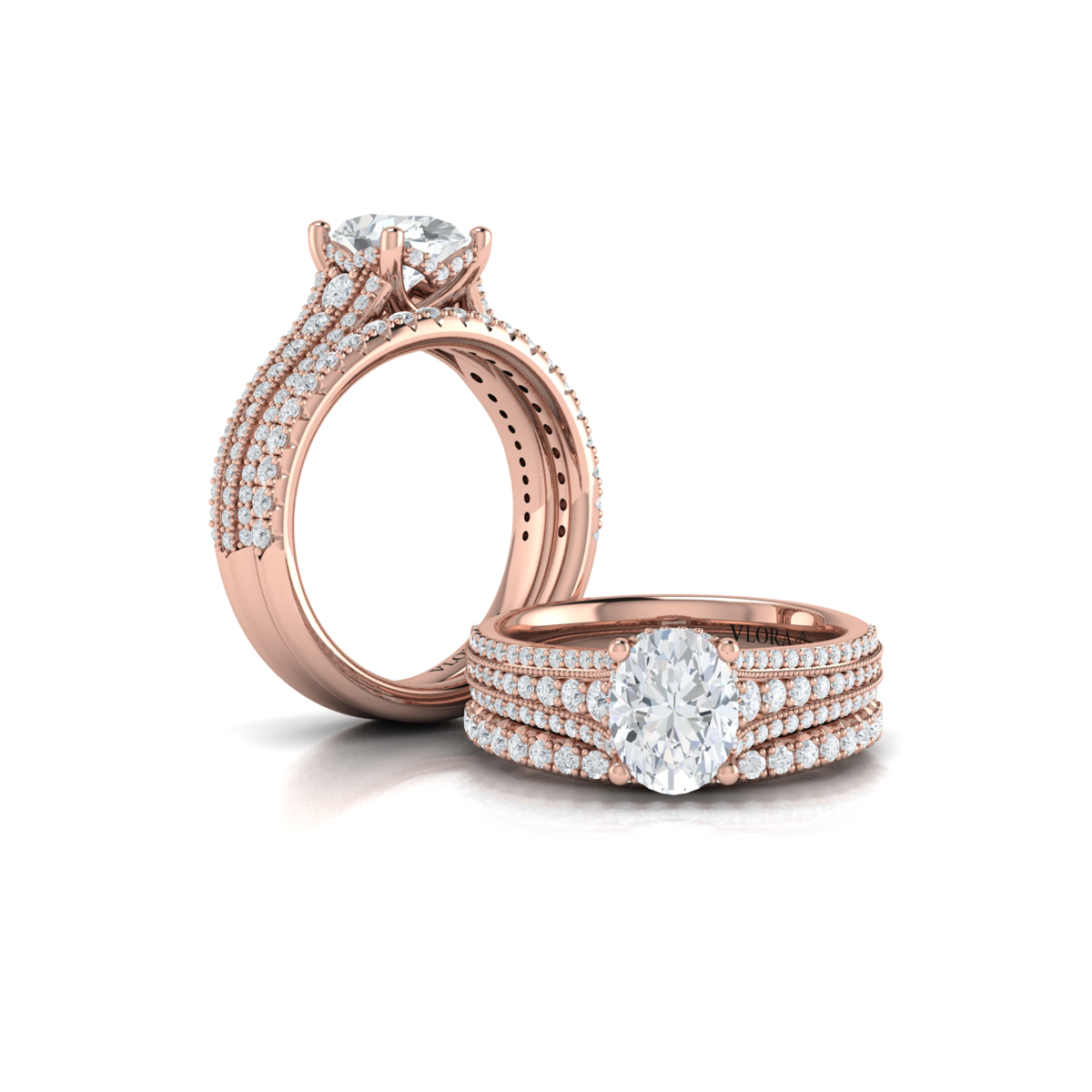 Vlora Classic, Modern Vintage Engagement Ring
