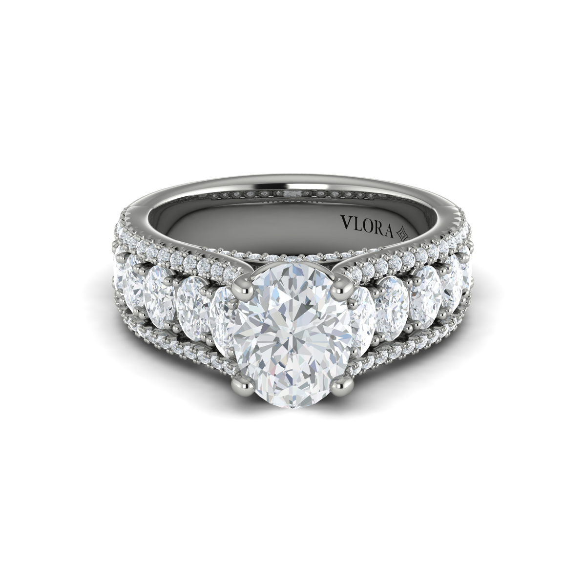 Vlora Halo Engagement Ring