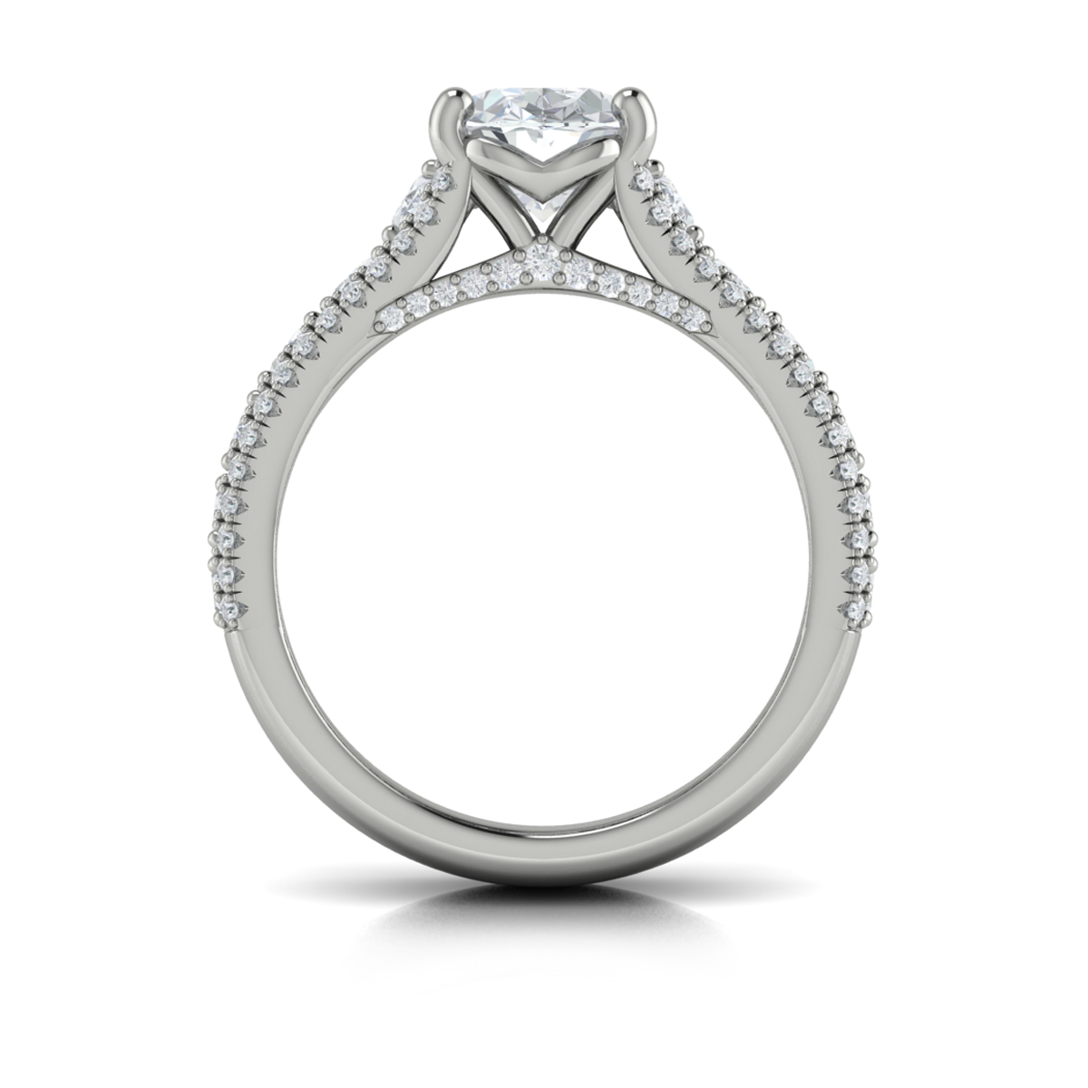 Vlora Halo Engagement Ring
