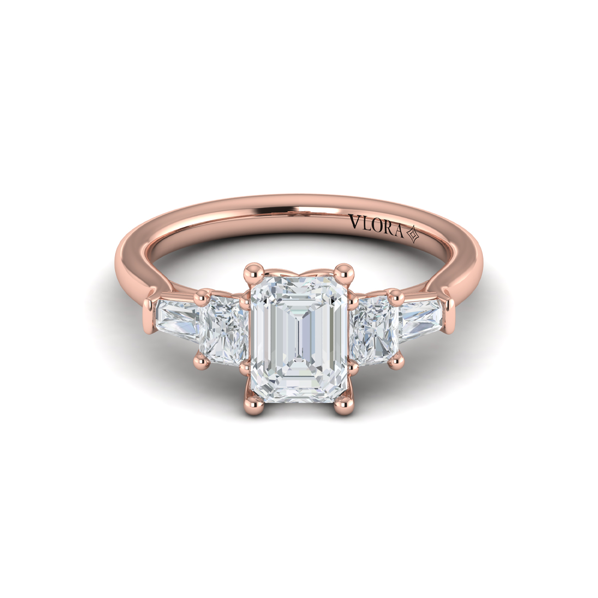 Vlora Classic, Three Stone Engagement Ring