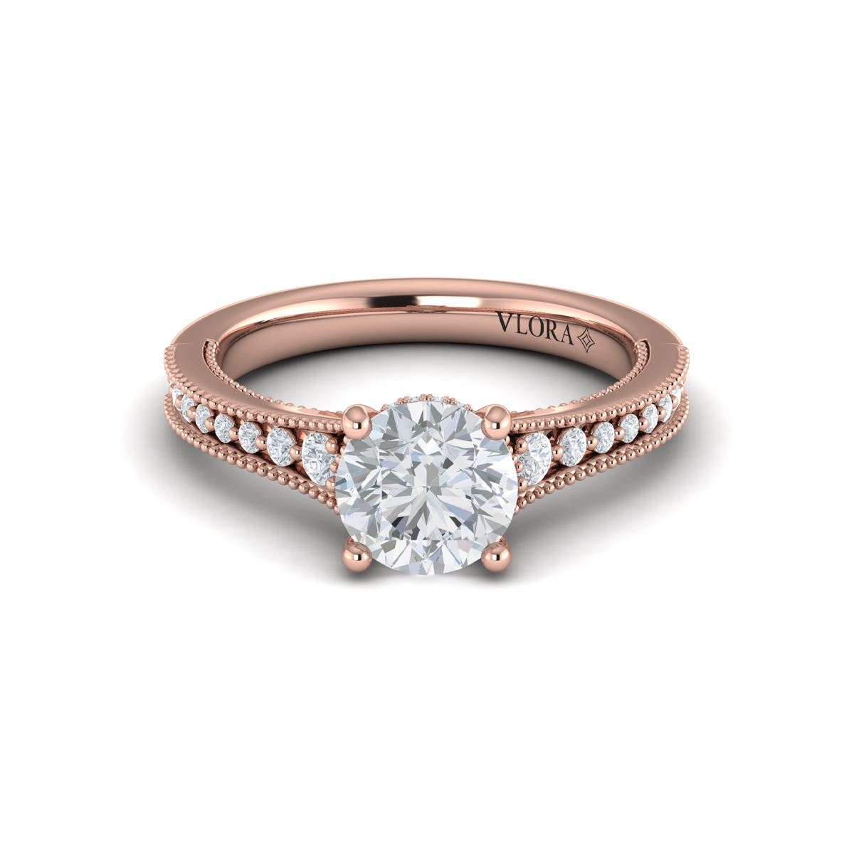 Vlora Classic, Modern Vintage Engagement Ring