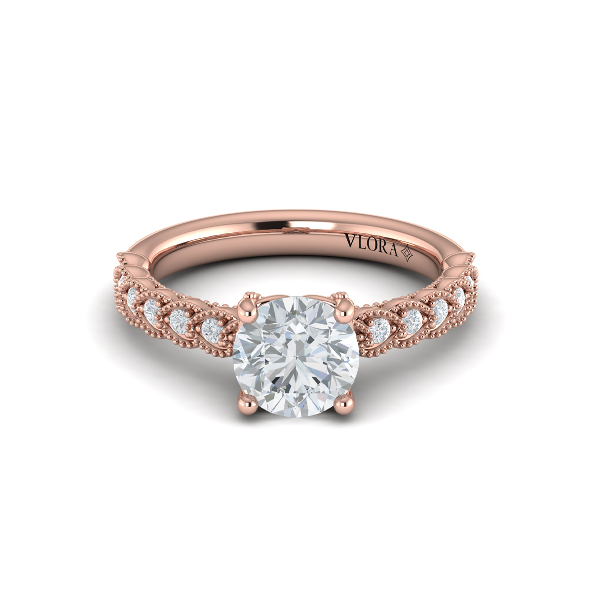 Vlora Classic, Modern Vintage Engagement Ring
