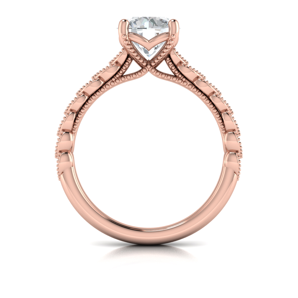 Vlora Classic, Modern Vintage Engagement Ring