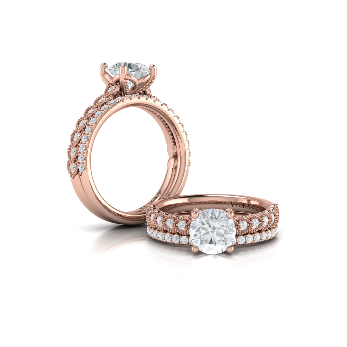 Vlora Classic, Modern Vintage Engagement Ring